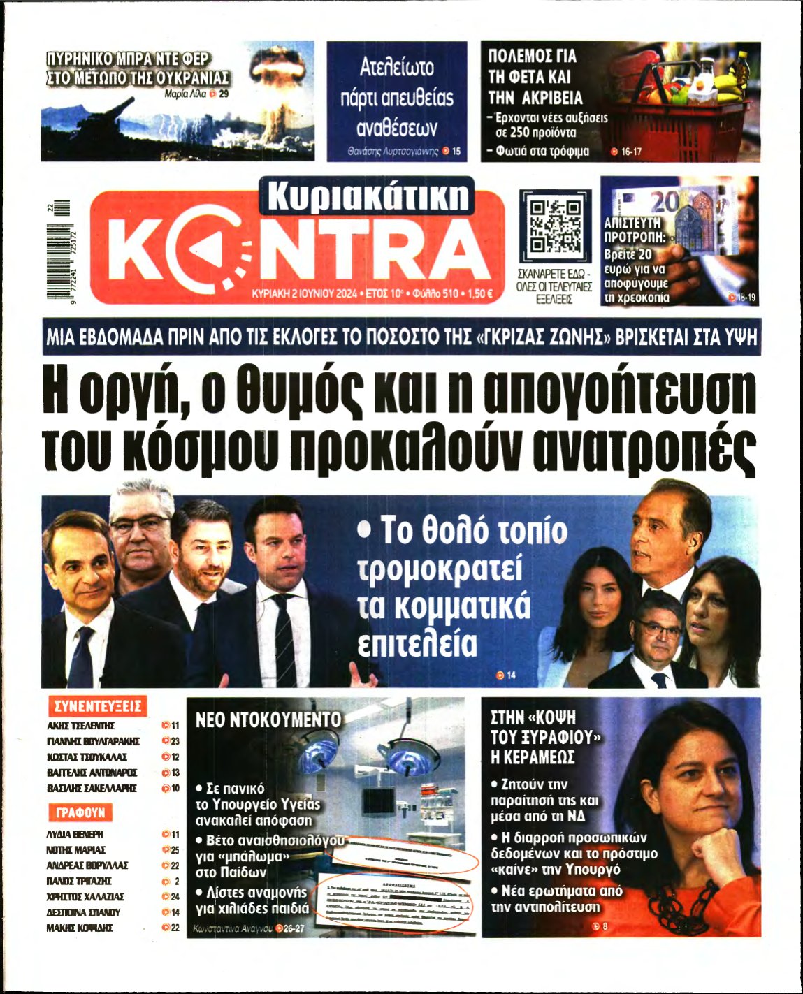 ΚΥΡΙΑΚΑΤΙΚΗ KONTRA NEWS – 02/06/2024