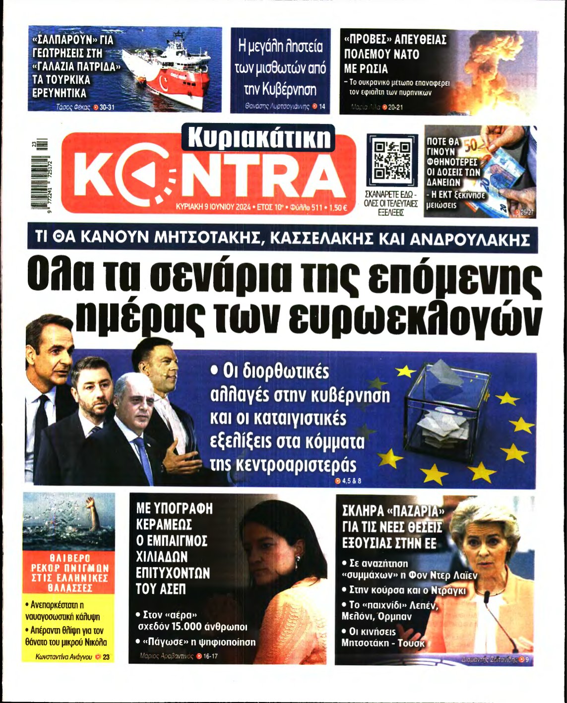 ΚΥΡΙΑΚΑΤΙΚΗ KONTRA NEWS – 09/06/2024