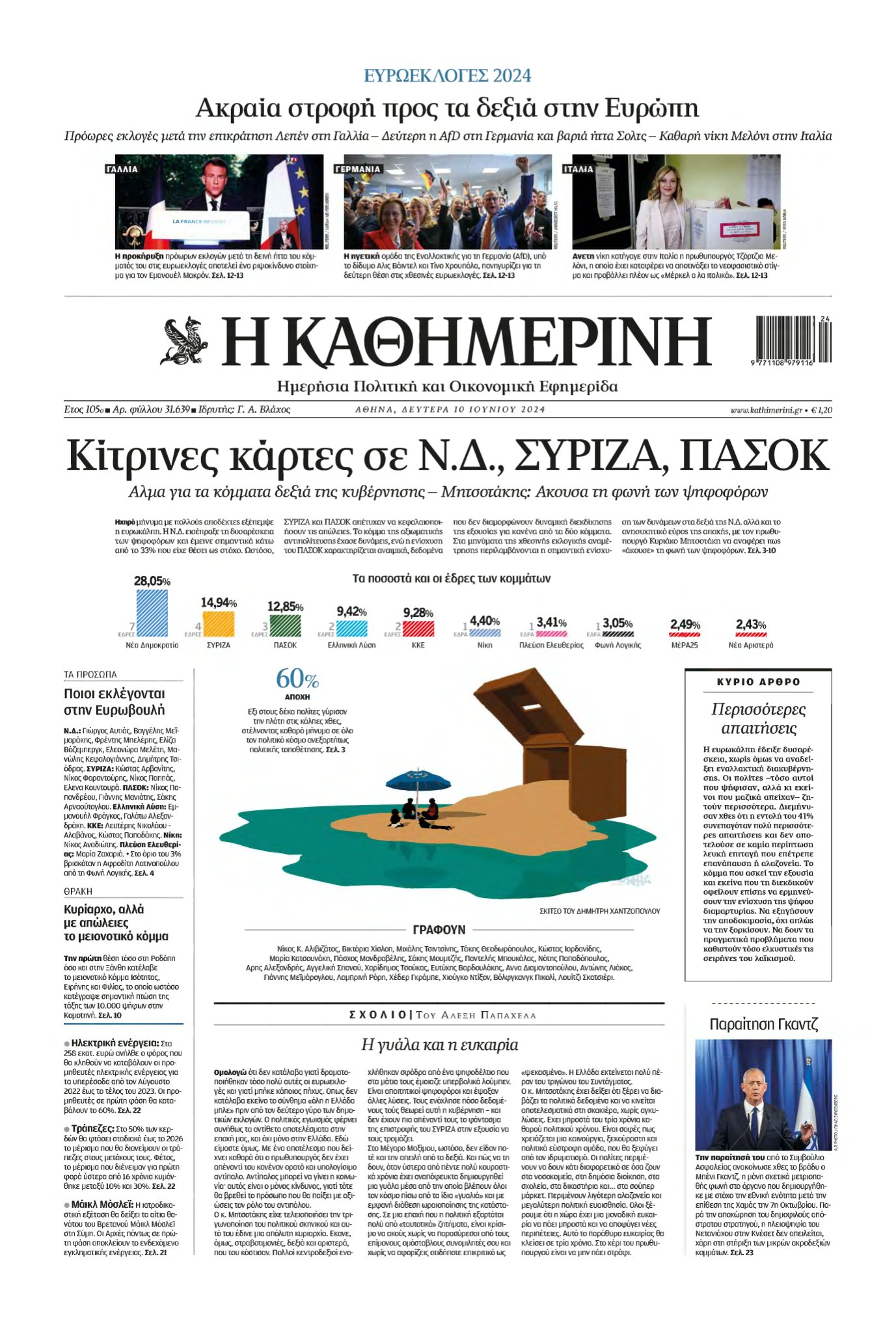 ΚΑΘΗΜΕΡΙΝΗ – 10/06/2024