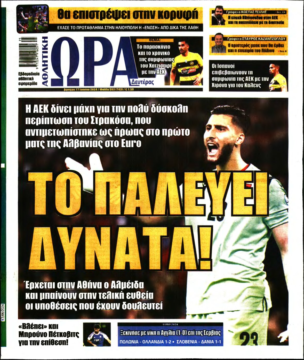ΩΡΑ ΤΩΝ ΣΠΟΡ – 17/06/2024