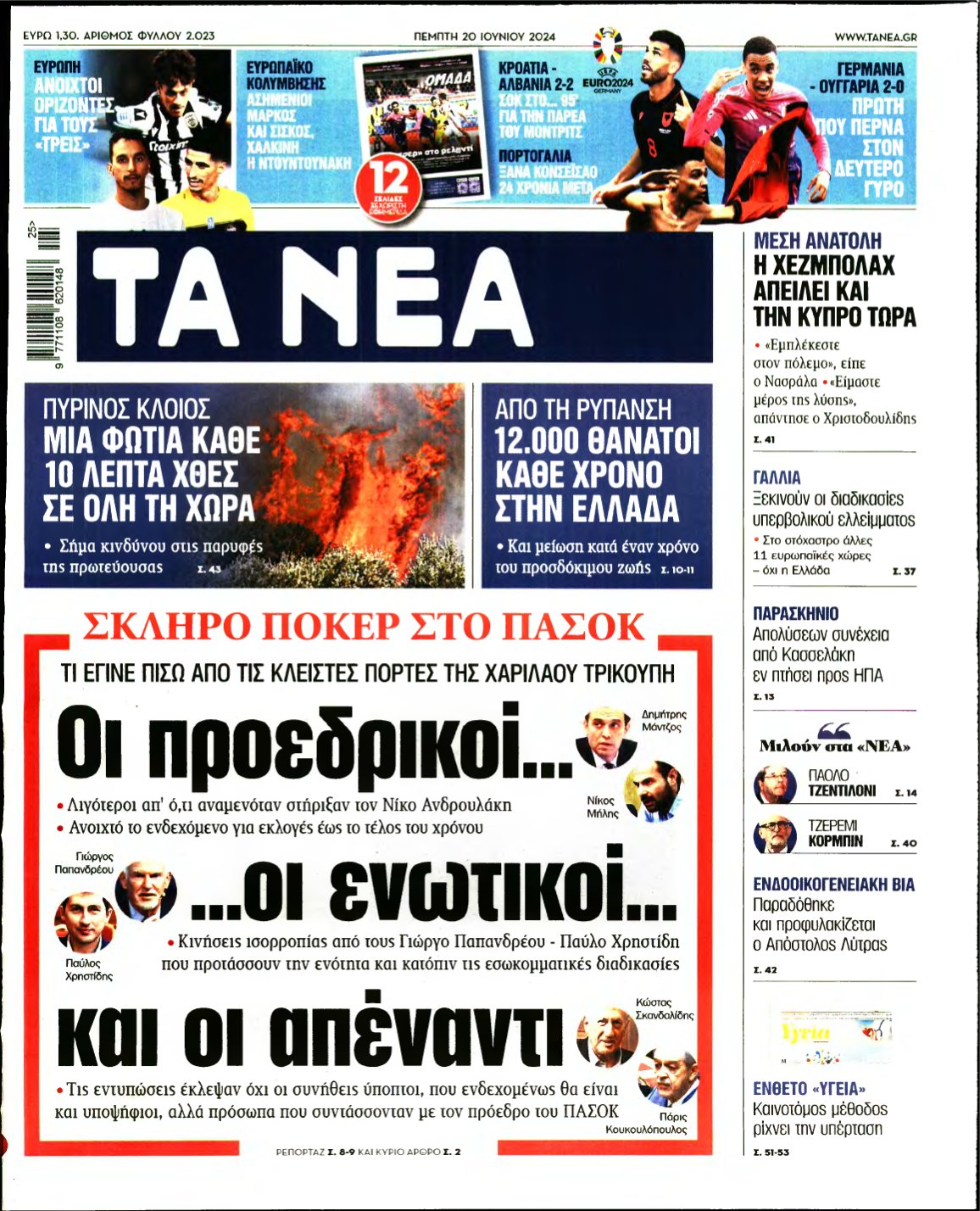ΤΑ ΝΕΑ – 20/06/2024