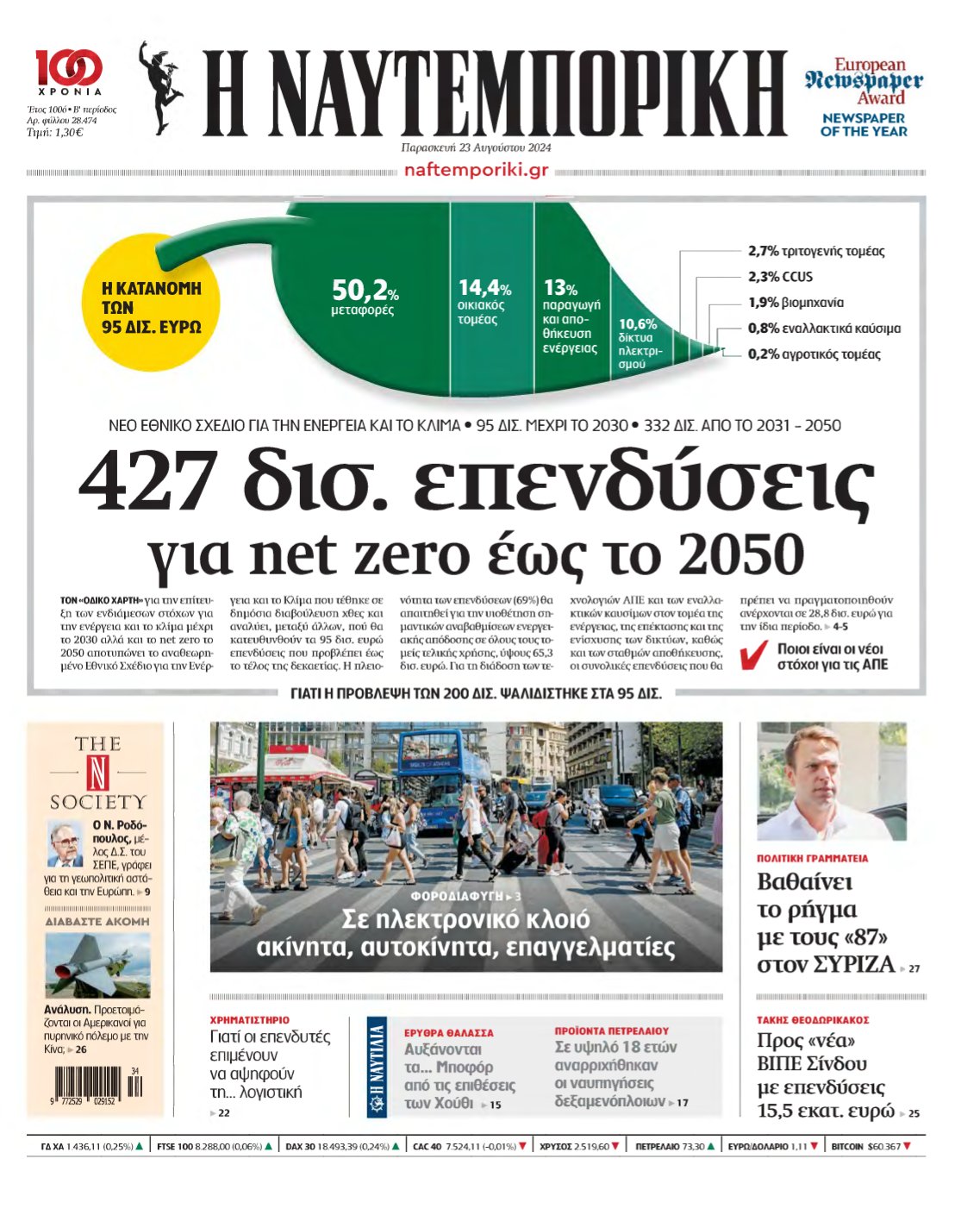 ΝΑΥΤΕΜΠΟΡΙΚΗ – 23/08/2024