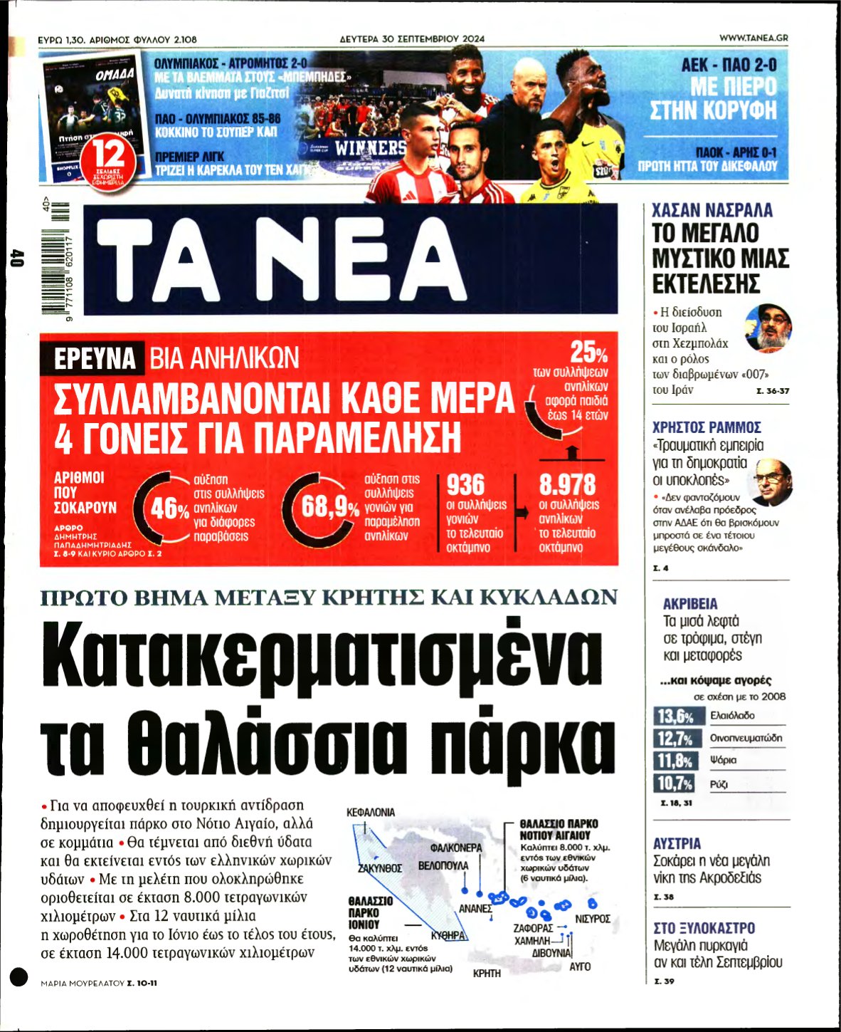 ΤΑ ΝΕΑ – 30/09/2024