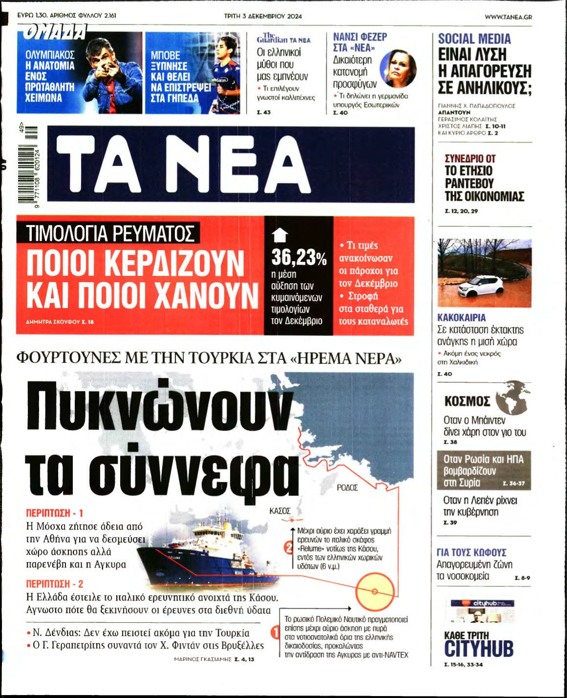 ΤΑ ΝΕΑ – 03/12/2024