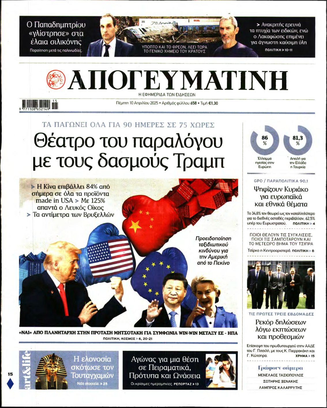 ΑΠΟΓΕΥΜΑΤΙΝΗ – 10/04/2025