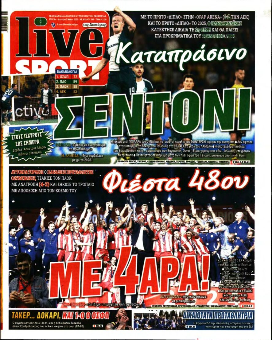 LIVE SPORT – 05/05/2025