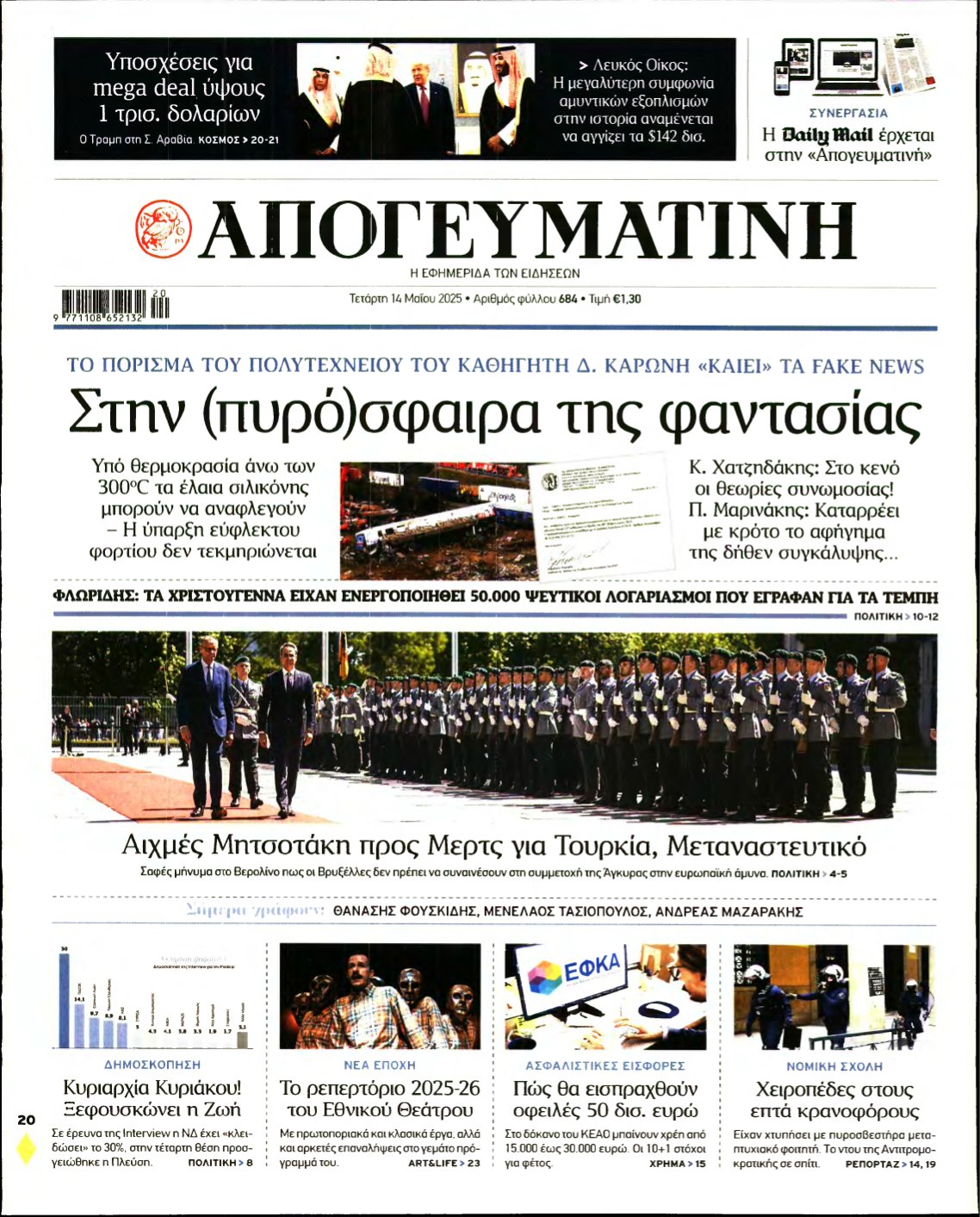 ΑΠΟΓΕΥΜΑΤΙΝΗ – 14/05/2025