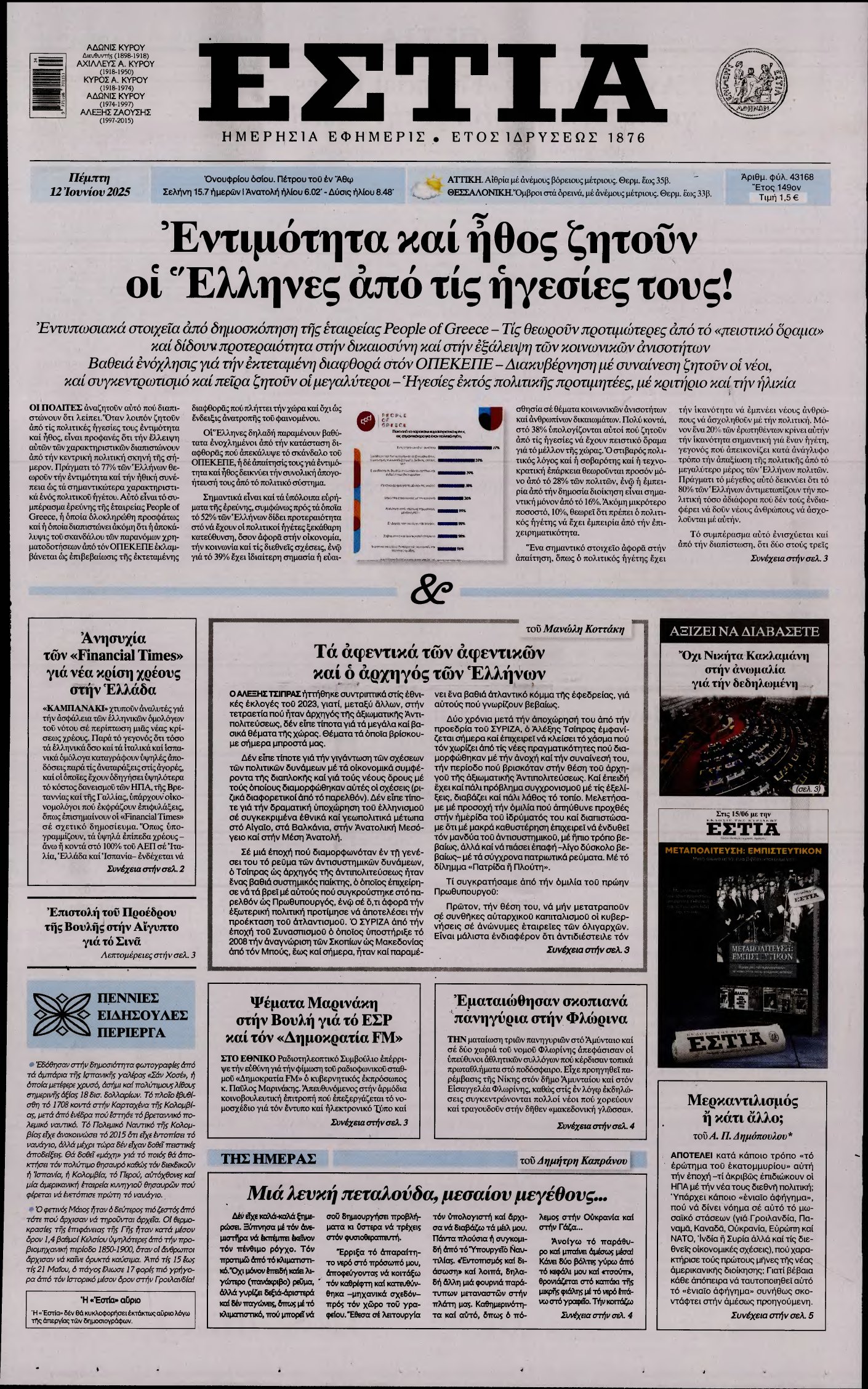 ΕΣΤΙΑ – 12/06/2025