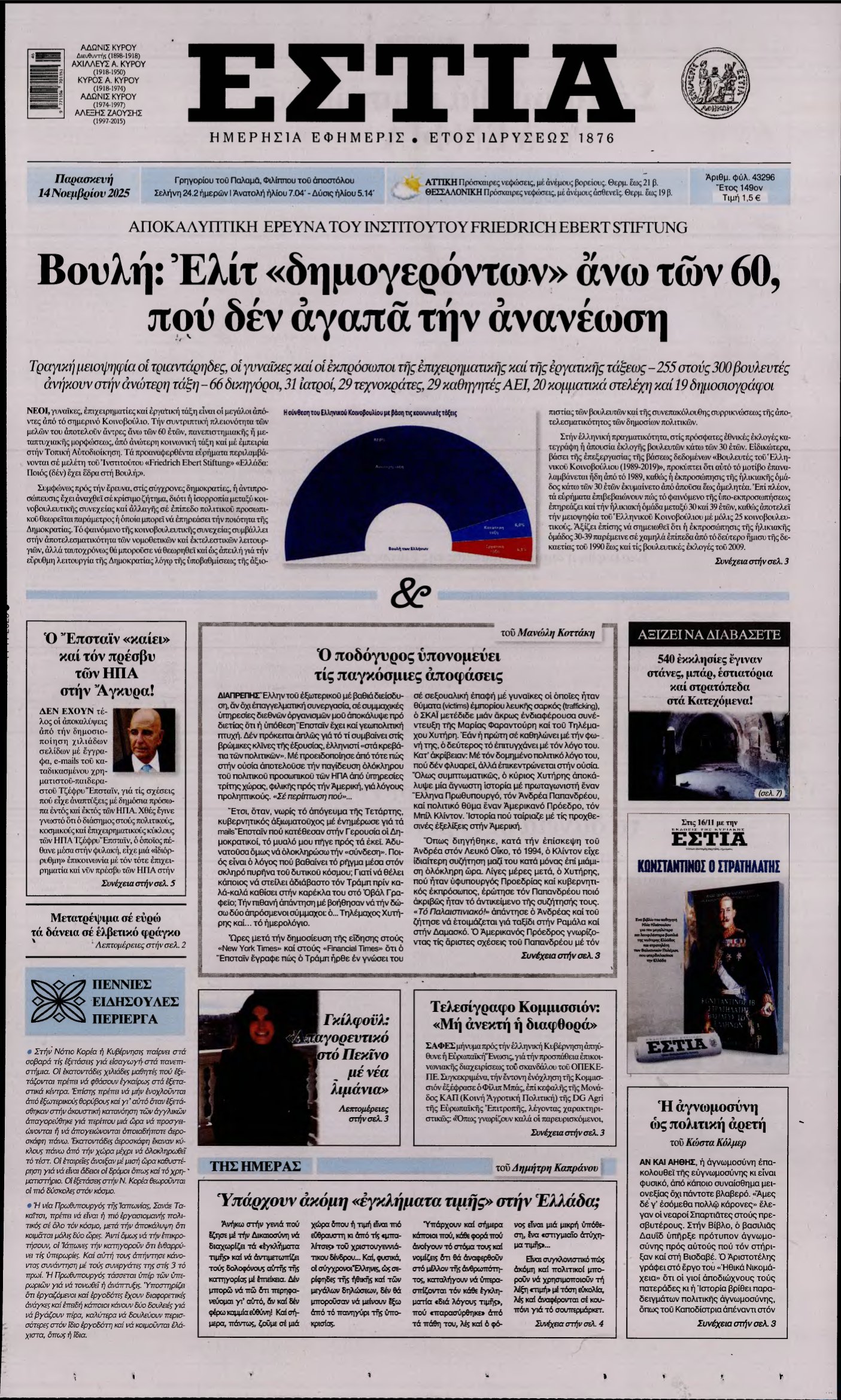 ΕΣΤΙΑ – 14/11/2025