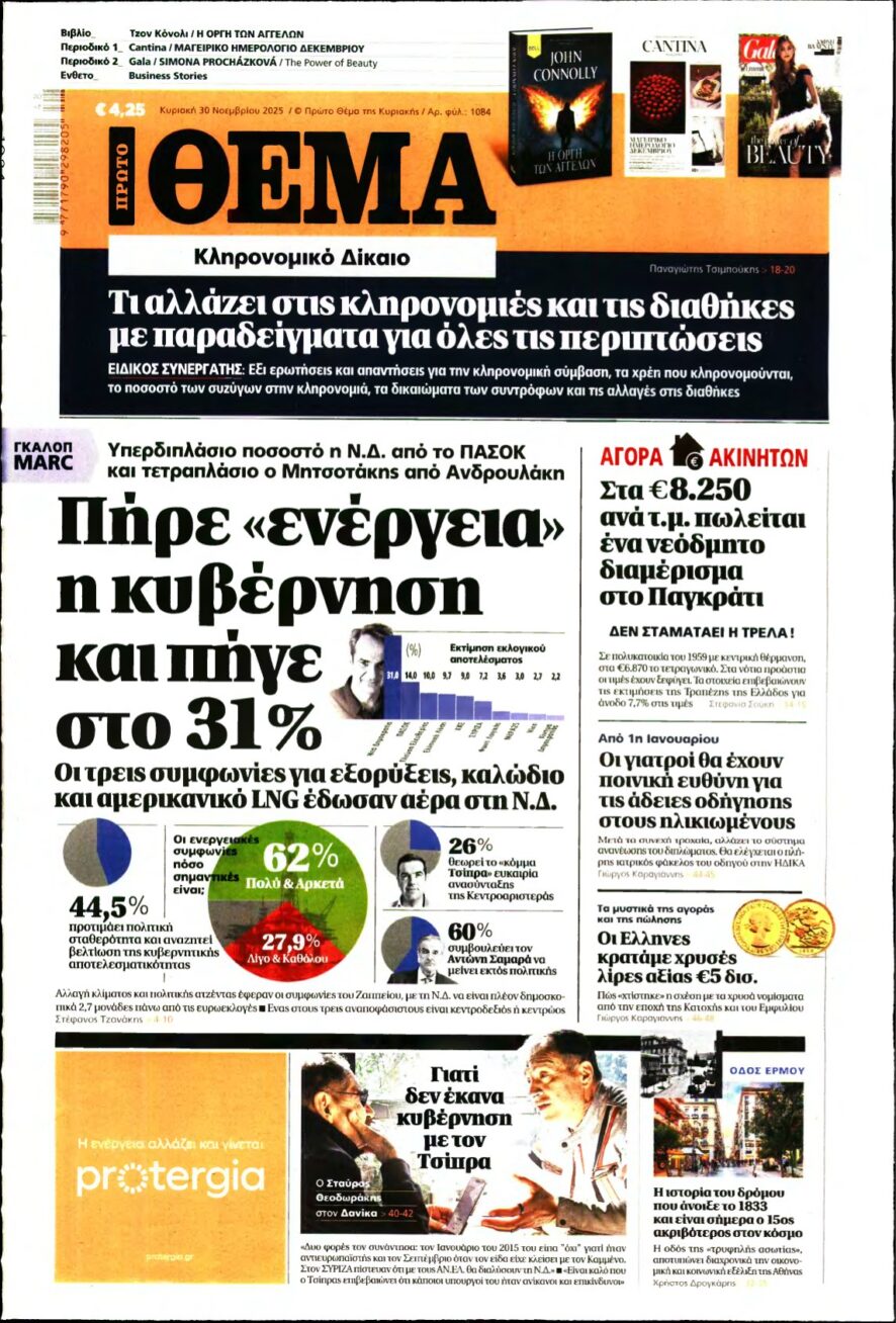 ΠΡΩΤΟ ΘΕΜΑ – 30/11/2025