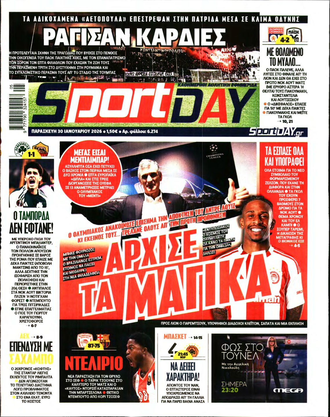 SPORTDAY – 30/01/2026