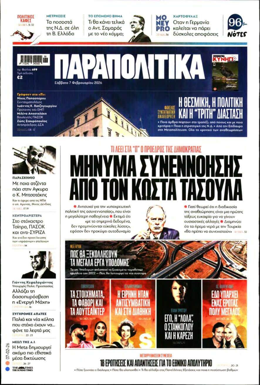 ΠΑΡΑΠΟΛΙΤΙΚΑ – 07/02/2026