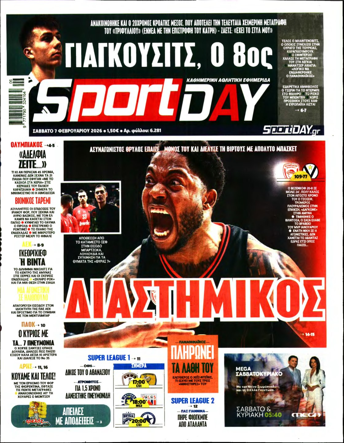 SPORTDAY – 07/02/2026