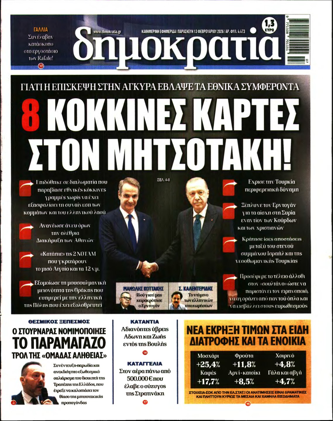 ΔΗΜΟΚΡΑΤΙΑ – 13/02/2026