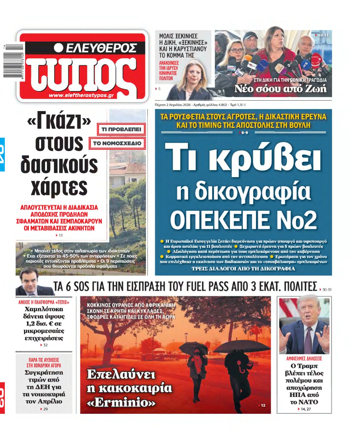 ΕΛΕΥΘΕΡΟΣ ΤΥΠΟΣ – 02/04/2026