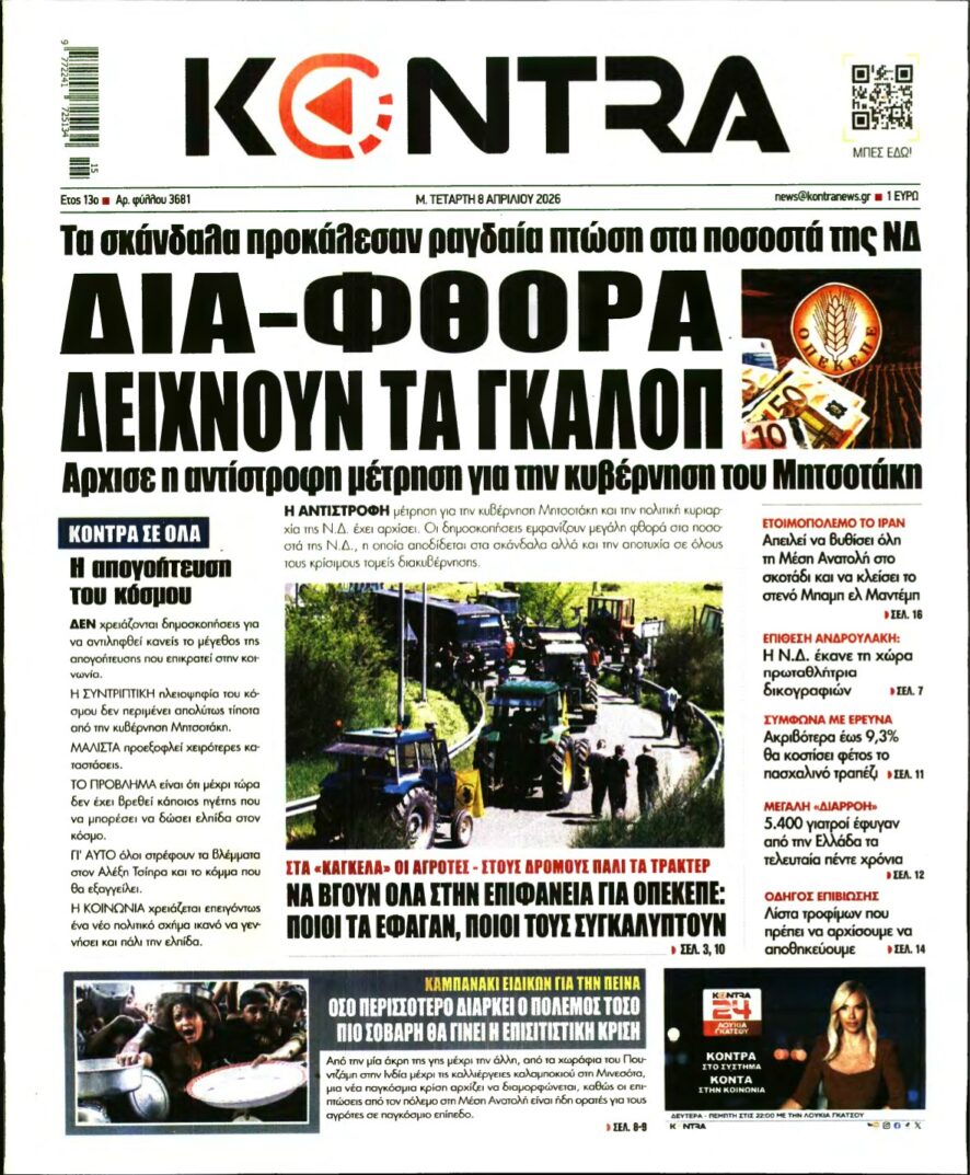 KONTRA NEWS – 08/04/2026