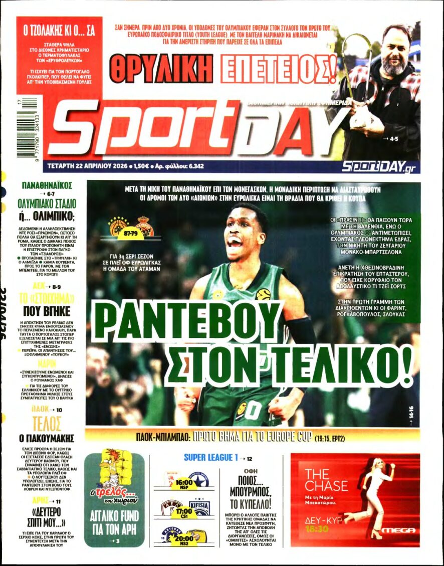 SPORTDAY – 22/04/2026