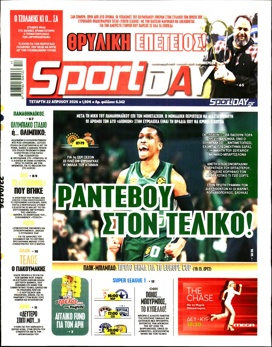 SPORTDAY – 22/04/2026