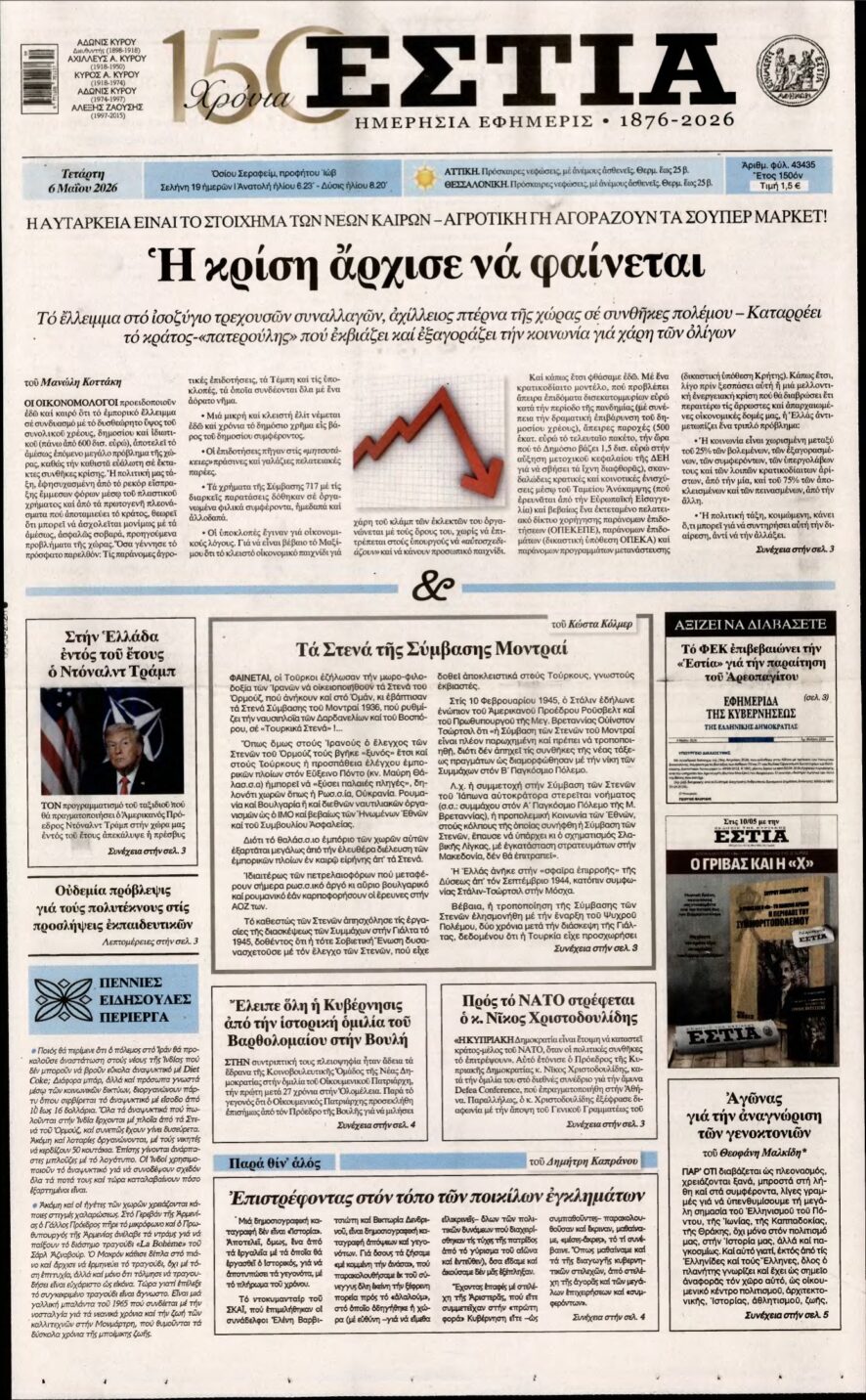 ΕΣΤΙΑ – 06/05/2026
