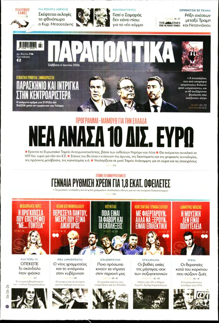 ΠΑΡΑΠΟΛΙΤΙΚΑ – 06/06/2026