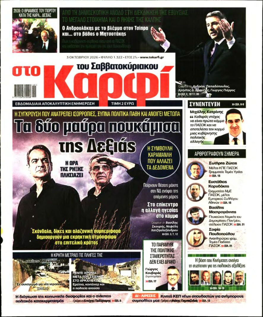 ΚΑΡΦΙ – 03/10/2026