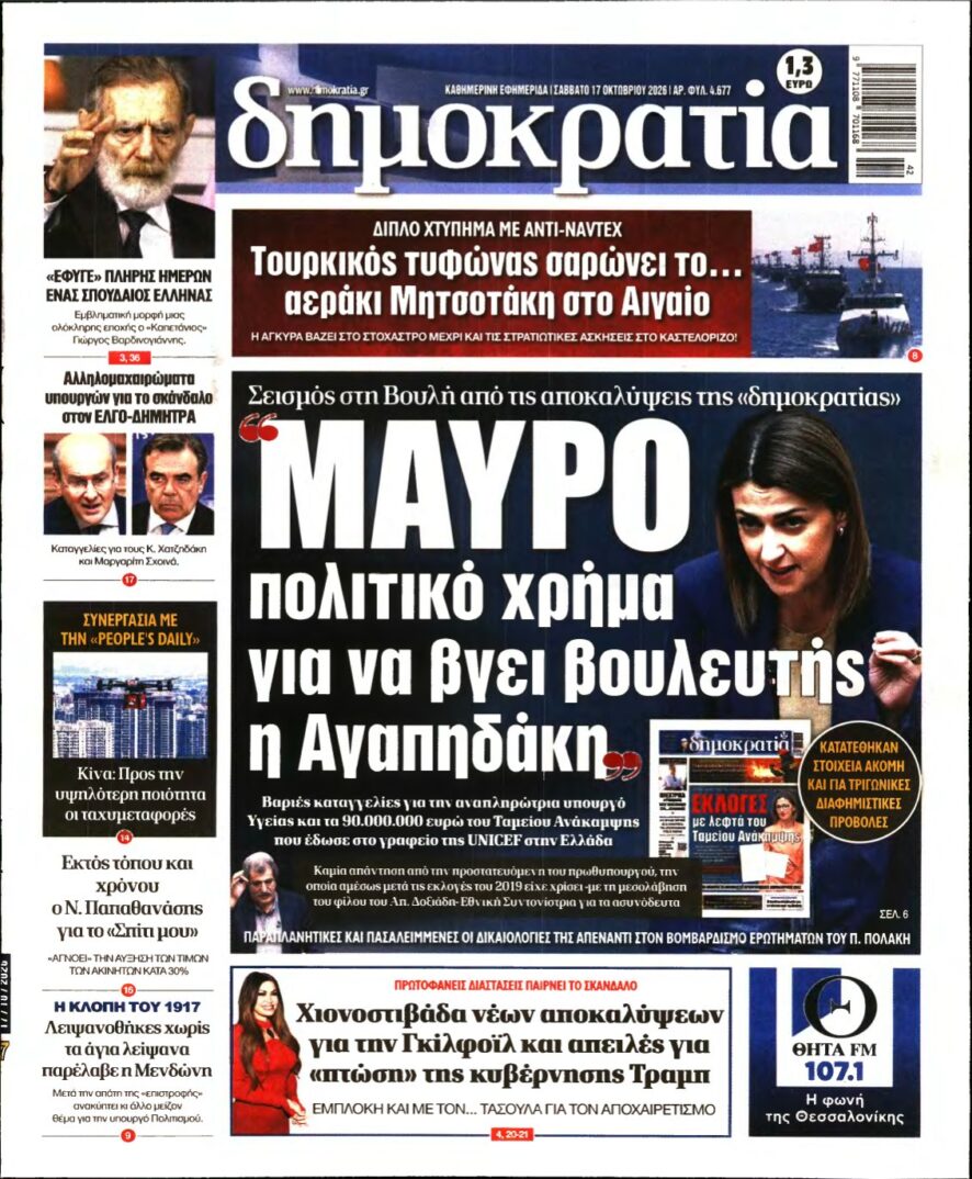 ΔΗΜΟΚΡΑΤΙΑ – 17/10/2026